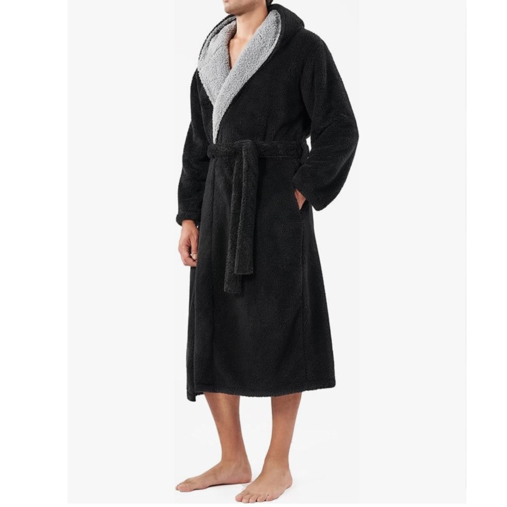 David Archy Soft Fleece Plush Robe - image 4